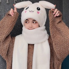 움직이는토끼모자여름용가을용