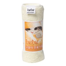 우키우키 고양이 전용타올, 핑크