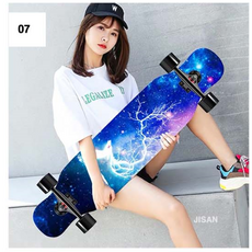 JS-BOD110 롱보드 42인치 입문용 댄싱 스케이트보드 초보 크루저, 07