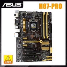 LGA 1150 마더보드 H87-PRO 데스크탑 ASUS 인텔 H87 지지대 제온 E3-1286L V3 CPU DDR3 2200MHz RAM SAT, 01 마더 보드
