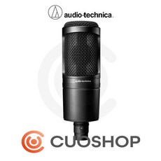 [작곡가의 미디가게] Audio Technica AT2020 Condenser Microphone 오디오테크니카 AT-2020 입문용 콘덴서 마이크, 블랙 - at-0405r