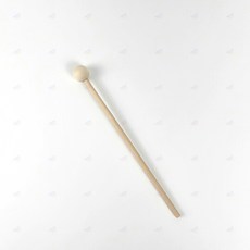 원목 실론폰채 둥근머리 나무말렛 타악기 스틱 악기채 음악 교구, 1개