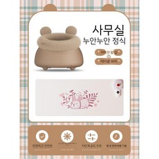 전기 발난로 방한 발난방기 온도조절 풋워머, 곰돌이 패키지