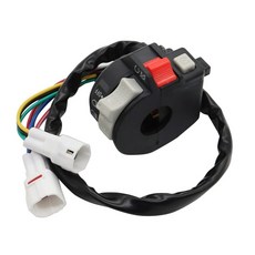왼쪽 핸들 제어 엔진 시동 끄기 헤드라이트 ATV 700 YFM YFZ450R YFZ450X 부품 1S3 83973 11 00, Black, 1개