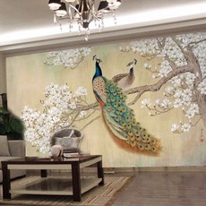 Beibehang 벽지 3d 사진 벽지 3d 거실 침실 tv 배경 벽 새 공작 목련 큰 벽화 3d 벽지|wallpaper tree|paper usb flash drivewall, 1개, 1M2