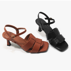 [SAERA]세라 컴포트 소가죽 리안 샌들 6CM C24S014[2컬러]