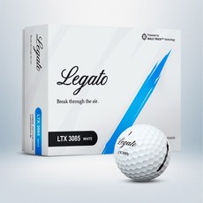 레가토 정품 USGA 공인구 우레탄 3피스 새 골프공 화이트 비거리 골프볼 12구, 12개입, 1개