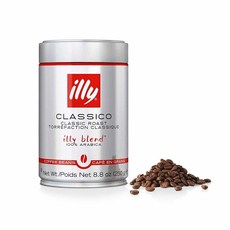 illy 미디엄 로스트 아라비카 원두 커피 8.8oz 6개, One Color, One Size
