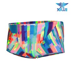 XBL-3103-23 페인티드 엑스블루 XBLUE 탄탄이 숏사각 주니어 수영복