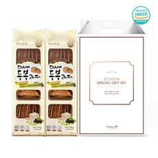 다시마 두부과자 선물세트(160g x 2봉) 국내산 대두 톳 다시마 함유 답례용, 단품, 8개