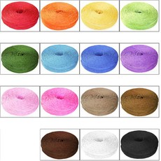 (디머스) 만들기재료 대용량 벌크 종이 가는지끈 롤타입 15색상 2mm x 약500M, 진분홍색, 1개