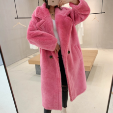 팬콧양털코트