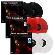 더 위켄드 LP 바이닐 The Weeknd The Highlights VINYL AudioCD, LP-클리어스노우