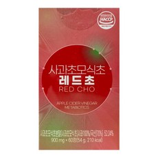 워너비바디 사과초모식초 레드초 애플사이다비니거 900mg x 60정 리뉴얼, 1개, 60개