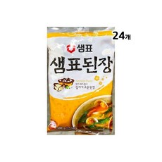 샘표 된장 일본식 500g X24/된장/찌개된장/다용도된장/업소용된장/대용량된장/조리용된장/식당용된장/장류/, 샘표 된장 일본식 500g X24/된장/찌개된장/다용도, 450g, 24개