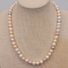 멀티진주목걸이