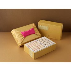 착한한과 찹쌀콩유과 1000g 보자기포장 포함 추석 명절 부모님 한과 선물, 1세트, 1kg