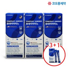 EAAlpha 필수 아미노산9종+아르기닌 코오롱제약 원데이아미노, 3박스, 10회분