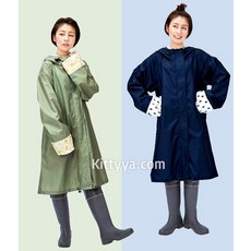 무민 오토나 자전거 레인코트 (2color)