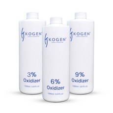 코겐 프리온 옥시던트 산화제 3% 6% 9% 1000ml/탈색약/염색산화제 브리치 산화제, 6퍼센트