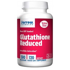 Jarrow Formulas 자로우 포뮬러스 레드우스드 글루타티온 500mg 120베지캡슐, 1개, 제품제목참조