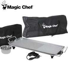 MagicChef 휴대용 전기 그릴 가정용 와이드 전기 프라이팬 캠핑용 세라믹 고기 불판 삼겹살 그릴, X6601CG_660X300X200mm