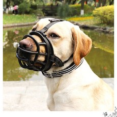 입마개 대형견 훈련용품 반려견 훈련 용품 강아지 훈련소 훈련사 훈련법 기구 장비 교재 기, 1개
