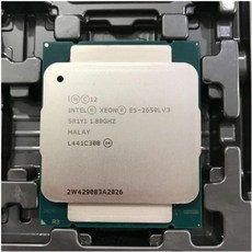 XEON E5 2650L V3 2650과 호환되는 Movols CPULV3 CPU 프로세서 1.8GHz 12-Core LGA 2011-3 for X99 마더보드 컴퓨터 실행 속도