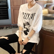 스타일아유 여성 베어 프린팅 소매 퍼프 티셔츠