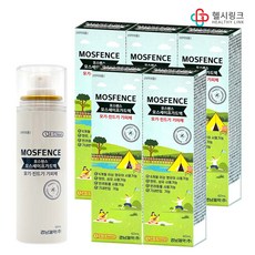 모스펜스 모스세이프가드액 모기기피제 영유아 임산부 사용가능 이카리딘 15%함유, 5개, 60ml