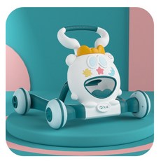 아기 보행기 전복 방지 유아 걸음마 보조기 교육 장난감, 파란색, 1개