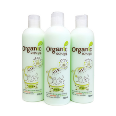 오가닉 고양이 샴푸 단모용, 500ml, 3개