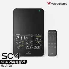 [보이스캐디정품]2023 보이스캐디 SC4 론치 모니터 거리측정기[블랙] 341006, 블랙 - 보이스캐디sc4