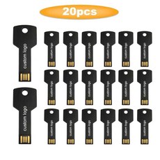 디지털 무료 로고 금속 USB 키 모양 드라이브 플래시 스틱 드라이브 선물용 U 로트당 20 개, 512M, silver2
