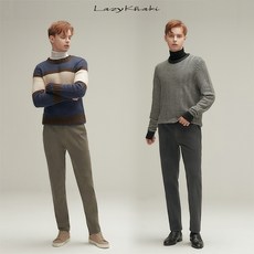 [20F/W 신상품 꿀스판 시즌3]레이지카키 남성 꿀스판 릴렉스핏 본딩팬츠 2종