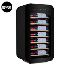 가정용 온도조절 와인셀러 냉장고 쇼케이스 캐비닛 술장고 주류 음료 소형, 3. 피아노 블랙