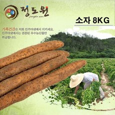 84 소주샵 / 장마 소자 8kg 마가루 건강즙 마즙 참마차 비타민 둥근마 야콘 안동장마 건강분말, 톱밥포장, 톱밥포장