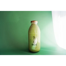 쑥 우유 500ml (국내산 쑥 100%), 1개