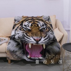 호랑이무릎담요