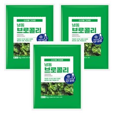 대상유통 냉동 브로콜리 1kg x 3봉지, 3개