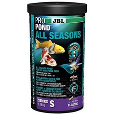 열대어 금붕어 테트라 jbl propond allseasons food 잉어물고기 사료 밥 먹이, s, 180g