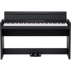 KORG LP-380U 디지털 홈 피아노88Key Full Weighted Keyboard 내장 스피커 가구 스탠드 3페달 유닛LP-380-WHU, BLACK, BLACK