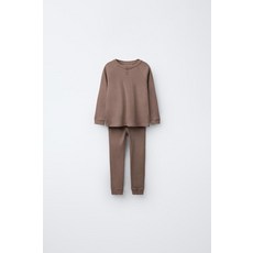 자라 키즈 ZARA KIDS 2-6세 메리노 울 파자마 - 컬러 : 브라운316317