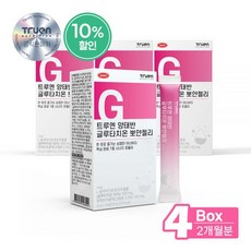 4박스 10% 트루엔 양태반 글루타치온 뽀얀젤리 182011