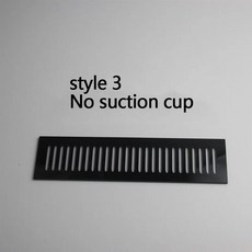 아크릴 물고기 빗 오버플로우 투명 블랙 브라이트 플레이트, No suction cup_20cm, 1개