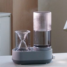 르젠 모래시계 저전력 유리식 가습기 1.6L LZHD-1600, 그레이