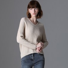 쉬즈미스 루즈핏 골지 울니트 풀오버 택가격 168000원