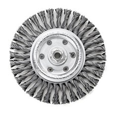 용접 이음 부의 전처리 및 후 처리를위한 브레이드 원형 브러시 | M14 연결 스레드 및 115 x 14 mm 직경, 단일옵션