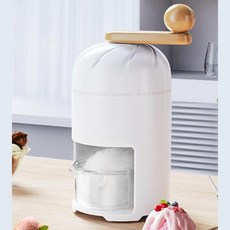 빙수 기계 팥빙수 메이커 자동 빙수기 스노우콘 미니 분쇄기 핸드 크랭크 얼음 슬러시, 1개