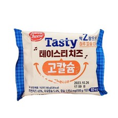 서울우유 테이스티 고칼슘 치즈, 10개, 18g